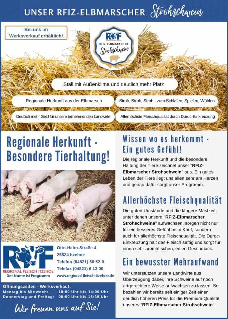 Bericht über unser RFIZ-Elbmarscher Strohschwein.