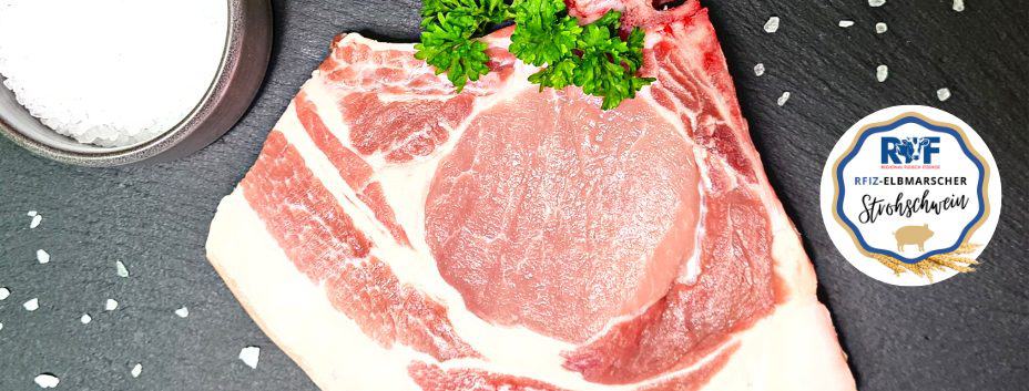 Höchtse Fleischqualität - RFIZ Elbmarscher Strohschwein